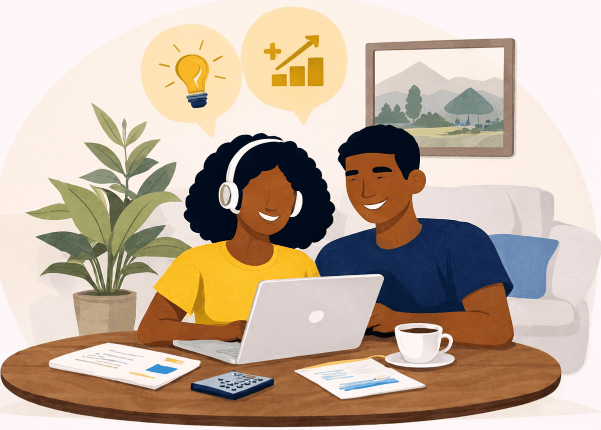 Financial wellness illustration